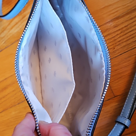 Kate Spade, Light Blue Crossbody Bag, Adjustable Strap, Like New Condition - Picture 13 of 14